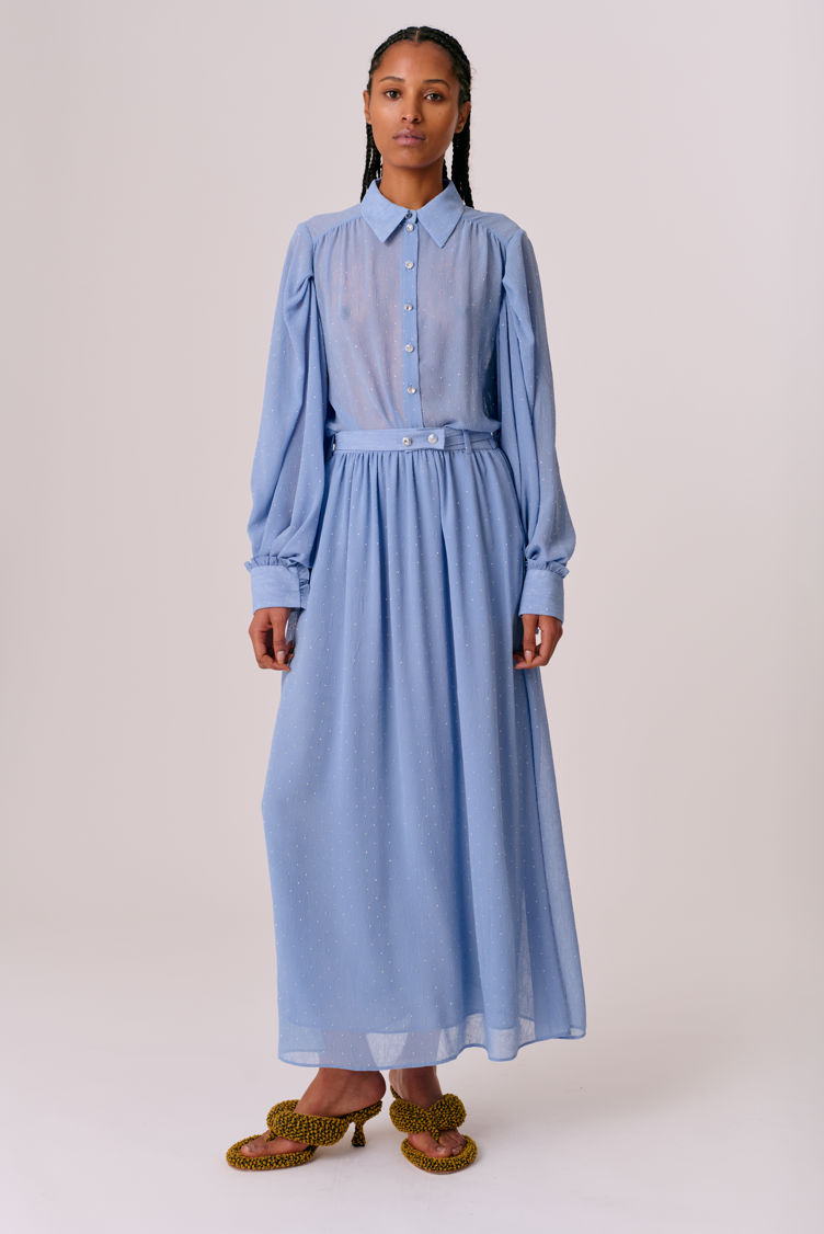 Hofmann Copenhagen Noa Shirt - Lavender Blue