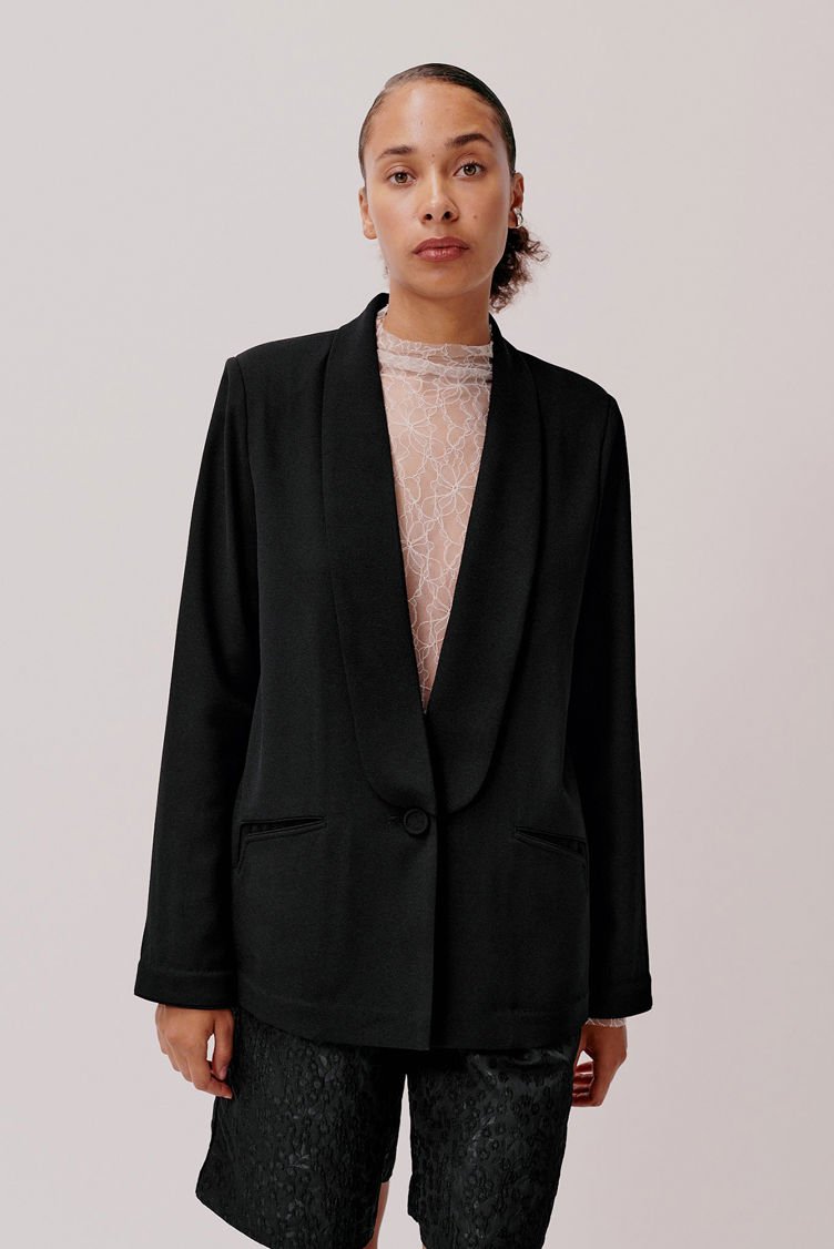 Hofmann Copenhagen Romy Crepe Blazer - Black